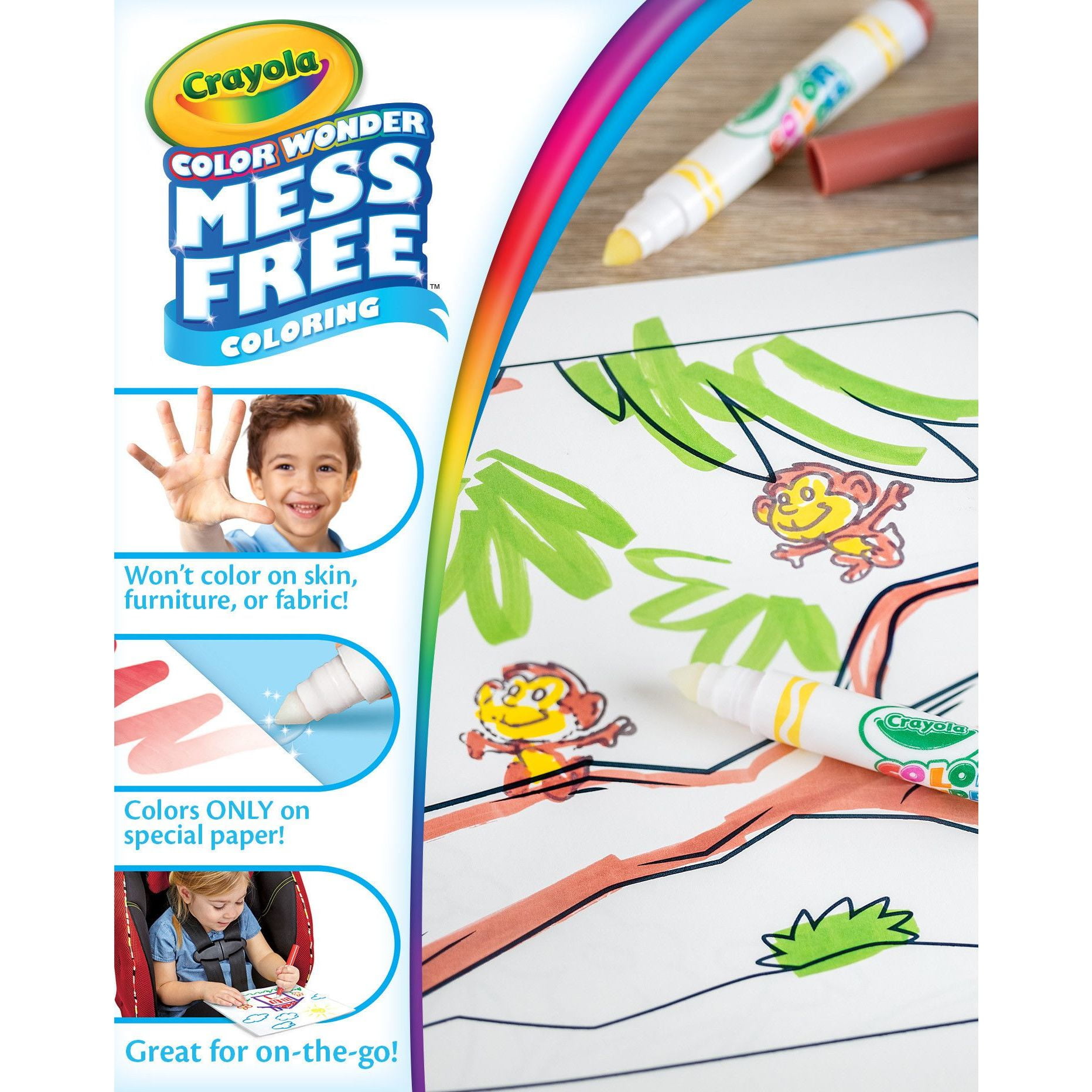 Crayola 37pc Mess Free Color Wonder Art Kit
