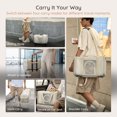 thumbnail image 3 of BELLA & PAL Airline Approved Cat Carrier with Wheels, Detachable Rolling Pet Carrier for Kitten & Small Dogs up to 16lbs, Soft-Sided Foldable Puppy Bag , 17.7"×11"×11", Cloud Dancer, 3 of 10