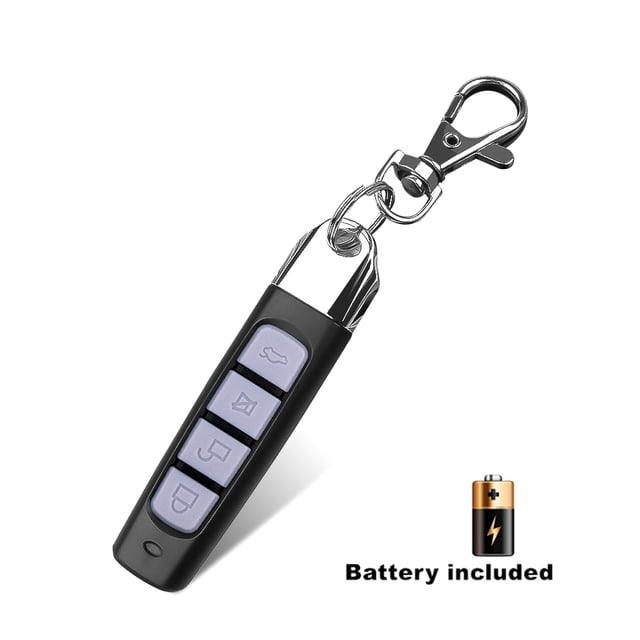 Alician Multi-functional 433mhz Wireless Remote Control Garage Gate Door Opener Remote Control Duplicator Cloning Code Car Key Security Alarm