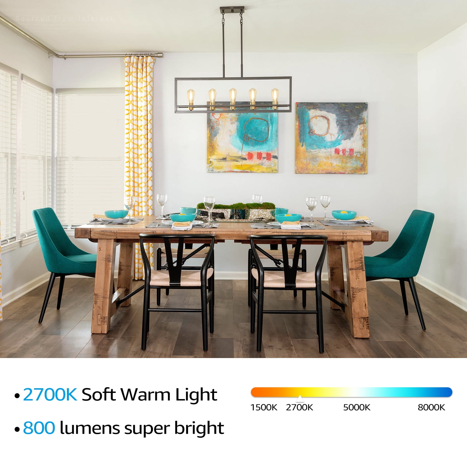 TORCHSTAR 12 Pack ST64/ST19 LED Bulb, Dimmable, 7W(75W Equivalent), Vintage Edison Filament Light Bulb, E26 Medium Base, Intdoor Decorative Light, 2700K Soft White