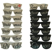 Brides Wedding Party Sunglasses, Set of 14