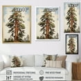 thumbnail image 4 of Designart "Solitary Rising Redwoods I" Tree Redwood Wall Art Prints, 4 of 7