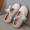 thumbnail image 4 of CAIXIA Girls Dress Shoes Black Mary Jane Flats Round Toe School Uniform Shoes Non- Sole for Little and Big Girls Back To School, 4 of 7