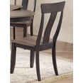 thumbnail image 4 of 5-Piece Deco Panel Wood Dining Set in Gray/Black Stone, 4 of 5