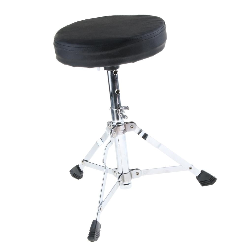 Drum Stool Rotatable Drum Throne Padded Seat for Kid & Adult 