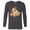 Charcoal Heather, variant on Disney Princess Rapunzel Snow White Tiana Spring Easter Eggs - Long Sleeve T-Shirt for Men - Customized-White