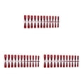 thumbnail image 1 of Qarigey 24x Extra Long Press on Nails Artificial DIY Sólido Durable French Graceful Acrylic Nail para Manicure Salons Art 6dark red Type1 NO1, 1 of 6