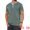 Green, variant on DARING DIVA Men's Henley V-Neck Colorblock Button Down Short Sleeve T-Shirt M Light Gray