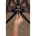 thumbnail image 5 of SimplyShade 8.5ft Outdoor Square Patio Umbrella with Cross Bar Stand, Taupe Brown, 5 of 9