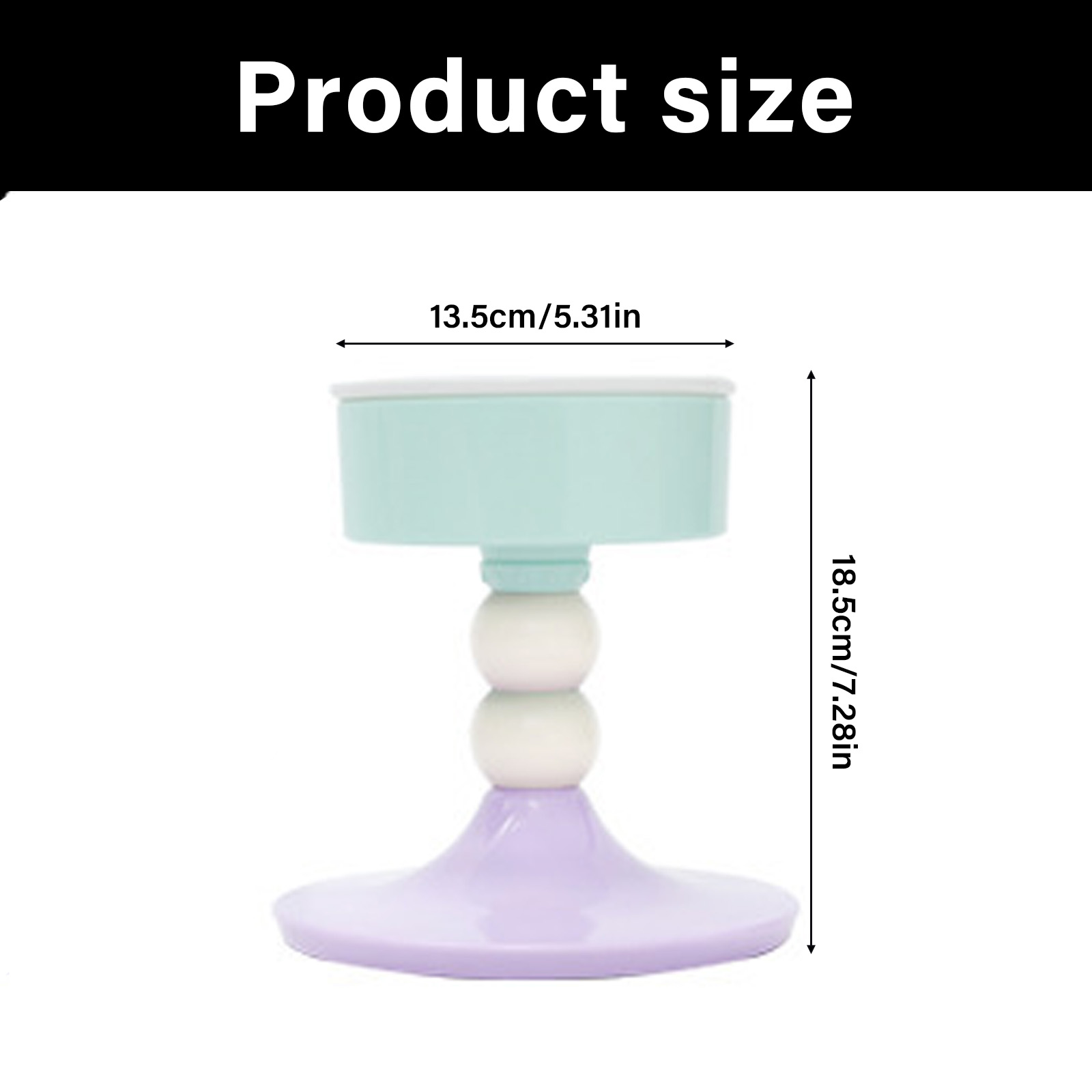 Raised Pet Feeders 3 Adjusting Height Ceramic Water Bowl SlipProof Base Ergonomic Cats Feeding Dish for Daily Use