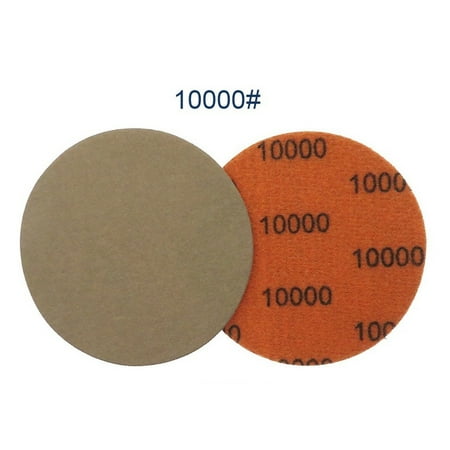 

BCLONG 10PCS 3 Inch Silicon Carbide Sanding Discs Wet/Dry Sanding Sandpaper 240-10000#