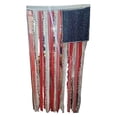 thumbnail image 6 of Lighted Vintage American Flag Banner 4 x 2.3 ft, Rustic Rag Ribbon Patriotic Wall Hanging for 4th of July Decorations, Memorial Day Independence Day 250th Anniversary, Yard Mantel Farmhouse Decor, 6 of 6