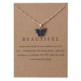 thumbnail image 4 of Sweet Butterfly Necklace Acrylic Color Clavicle Chain Necklace, 4 of 9