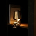 thumbnail image 4 of Lampe de Table à Commande Tactile de Chevet Thinker Statue d'Homme Doré Lampe de Table LED pour Maison Salon Bureau Lampe de Table Décorative, 4 of 11