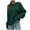 Army Green, variant on LYXSSBYX Women Fall Sweaters for Women 2022 Hot Sale Clearance Women Casual Solid Knitting Thick Needle Twisted Rope Long Sleeve Round Neck Sweaters Blouse