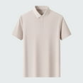 thumbnail image 2 of hotojiny Men's Plus Size Shirts Big and Tall Short Sleeve Soft Tops Lightweight Buttons Collar Classic Fit Performance Golf Shirts, 2 of 4