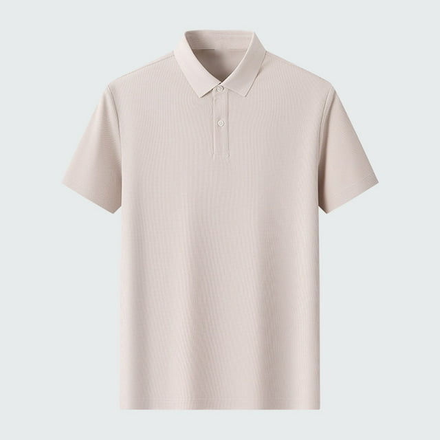 pstuiky camisetas de hombre, Suéter casual de manga corta con cuello vuelto, cómodo y liso para hombre ropa de hombre xxl