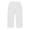 White, variant on Yubnlvae Women's Cotton Linen Shorts High Waist Slit Pocket Casual Summer Loose Fit Beige, L