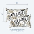 thumbnail image 2 of Outdoor Lumbar Pillow Covers Only Set of 2 Patio Decorative Pillow Cases, Water Repellent Lumbar Cushion Cases for Sofa, Patio Couch Garden Use, 12x20 Inch, Dailey Tan, 2 of 6