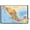 Poster & Push Pin Bundle, variant on Map - Mexico Wall Poster, 22.375" x 34"