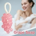 thumbnail image 4 of Grape Soap on a Rope, Handmade Grapes Cluster Shaped Soaps, Face & Body Bath Grapes Soaps for Shower, Hanging for Kitchens or Bathrooms,DIY Home Decor Gift, 4 of 8