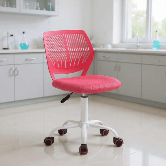Homy Casa Ergonomic Sampling Stool Adjustable Swivel with Height Control and Rolling Base for Laboratory Research Testing and Clinical Workspaces