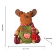 thumbnail image 4 of Ounissouiy Lindo bolso de muñecas de Navidad regalos transparentes caramelo fruta dibujos animados muñeco de nieve forma contenedor Noel bolso niños Kits de decoración para fiestas Alce Ounissouiy HA070786-03, 4 of 6