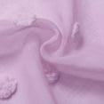 thumbnail image 5 of CUH 1pc Slot Top Sheer Short Window Door Curtain Tulle Half Window Drape Voile Cafe Tier Kitchen Valance Bathroom Scarf Purple W:39"x L:28", 5 of 6