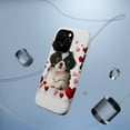 thumbnail image 5 of DistinctInk Tough Case for Apple iPhone 15 PRO (6.1" Screen), Compatible with MagSafe Charging - Valentine's Day Japanese Chin Puppy, 5 of 6