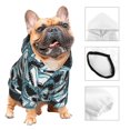 thumbnail image 3 of Honeii Angry Shark Print Small Dog Hoodies Pet Hooded Sweatshirts Fall Winter Puppy Cat Sweaters Warm Clothes for Small Dogs Outfits Costume-X-Small, 3 of 7