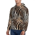 thumbnail image 2 of Hoodies for Men - Realistic Zebra print cool Long Sleeve Comfrt Men'S Fashion Hoodies & Sweatshirts, Sweatshirts for Men Hoodies Pullover Clothing Clothes with Pouch, 2 of 7