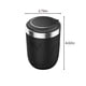 thumbnail image 2 of Cenicero portátil para coche con tapa, cenicero desmontable, acero inoxidable para coche y hogar, negro, 2 of 7