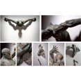 thumbnail image 2 of Inteprter Escultura antigua estatua resina hombre en la pared bronce electrochapado decoración figurita decoración Bar cafetería Accesorios Barra de herramientas, 2 of 6