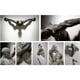 thumbnail image 2 of Inteprter Escultura antigua estatua resina hombre en la pared bronce electrochapado decoración figurita decoración Bar cafetería Accesorios Barra de herramientas, 2 of 6