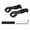 Black, variant on Light weight Mountain Bike Handlebars Grips Antislip Cycling Thumb Assist Grips
