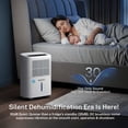 thumbnail image 6 of Waykar Dehumidifier, 10 Pint DOE (Max 32 Pint) for Home & Basements, 1000 Sq. Ft, 2025 Most Efficient Energy Star, Continuous Drain Hose, 6 of 11