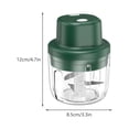 thumbnail image 2 of Fiudx Picadora de Ajo Portátil, Eléctrica, Cortadora de Verduras Inalámbrica, Recargable Por Usb, Capacidad de 150 Ml, Fácil de Limpiar, Diseño Compacto, Ideal para La Cocina Diaria, 2 Cuchillas, Tam, 2 of 2