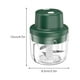 thumbnail image 2 of Fiudx Picadora de Ajo Portátil, Eléctrica, Cortadora de Verduras Inalámbrica, Recargable Por Usb, Capacidad de 150 Ml, Fácil de Limpiar, Diseño Compacto, Ideal para La Cocina Diaria, 2 Cuchillas, Tam, 2 of 2