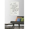 thumbnail image 2 of Jean Plout - Botanical Studies on Paper Coriander Wall Poster with Pushpins, 22.375" x 34", 2 of 6