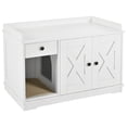thumbnail image 2 of Vinsetto GO Cat Litter Box Enclosure, White, 2 of 8