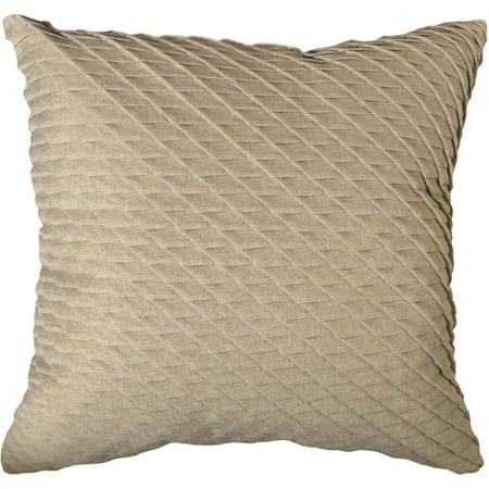 Better Homes and Gardens Textured Folds Decorative Pillow, Linen - Walmart.com