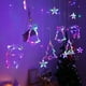 thumbnail image 2 of Luz de cortina de Navidad, luces de cadena de Navidad, luz de campanas, luz de alce, luz de cadena de colores, luces de cadena, 2 of 2