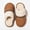 Embroidered Brown, variant on Women's Fuzzy Memory Foam Slippers Warm Comfy Winter House Shoes, Embroidered Brown, Size 8.5