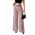 thumbnail image 2 of Women'S High Waisted Wide Leg Work Pants Straight Leg Office Slacks Trousers, 2 of 5