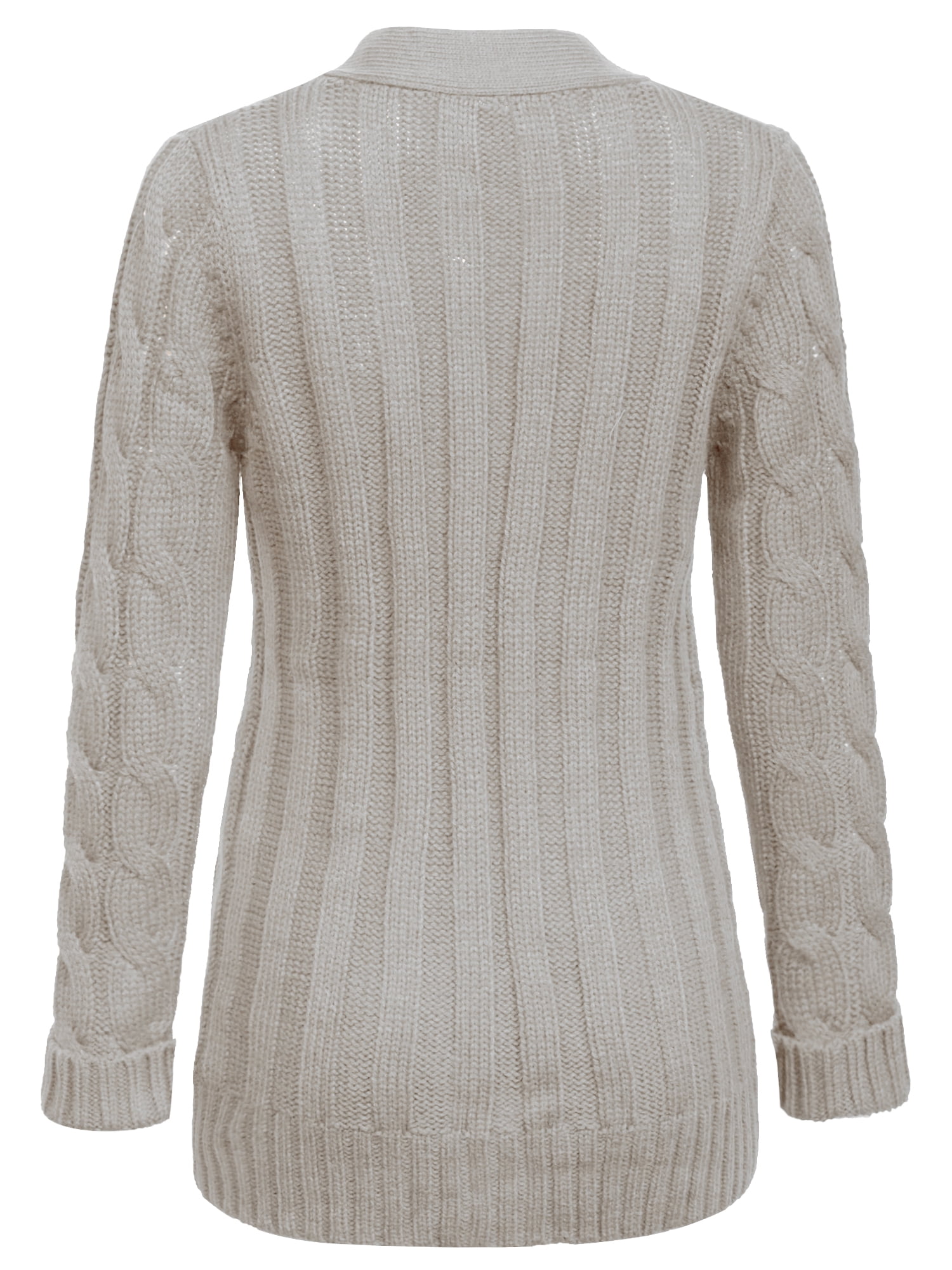 KOGMO Women's Cable Knit Sweater Cardigans with Buttons and