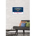 thumbnail image 2 of NBA New Orleans Pelicans - Logo 21 Wall Poster, 14.725" x 22.375", 2 of 6