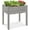Gray, variant on Beran7 34x18x30in Raised Garden Bed, Elevated Wood Planter Box Stand for Kids, Backyard, Patio, Balcony w/Bed Liner, 150lb Capacity - Natural