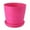 Hot Pink, variant on Hot Pink Plastic Plant Pot with Saucer, 3.5" Unbreakable Succulent Planter for Indoor Plants, 3.15 Inch Small Flower Pot for Windowsill Bedroom Decor, Vibrant Cute Container 1Pc