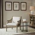 thumbnail image 2 of Martha Stewart Isla 32.25" Fabric and Solid Wood Accent Chair in Beige, 2 of 5
