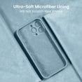 thumbnail image 5 of for iPhone 15 Pro Max Case, Silicone Upgraded [Camera Protection] for iPhone 15 ProMax Case with [2 Screen Protectors], Anti-Scratch Microfiber Lining, 6.7 inch, Sky Blue, 5 of 11